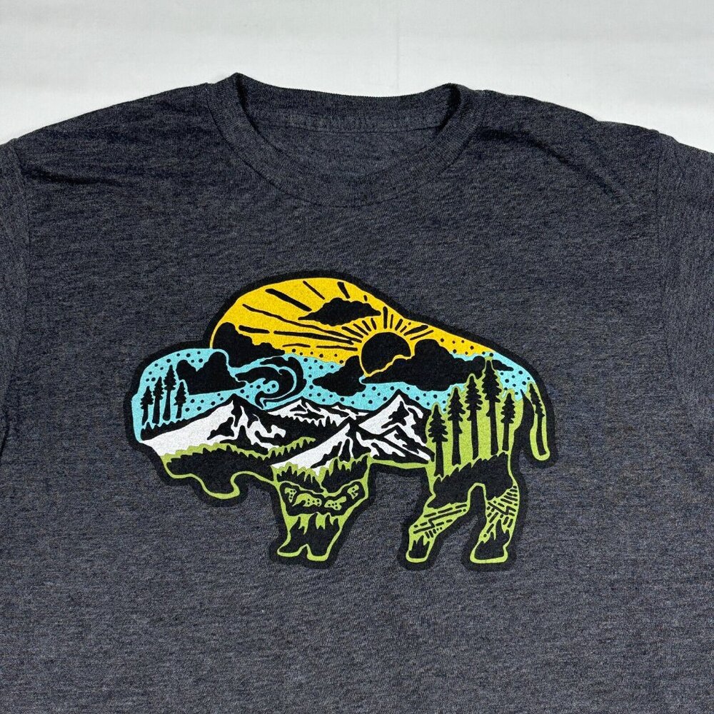 Lot of 2 AtomicChild Jimmy Bryant Colorado Bison & Bear T-Shirt Adult Med - Picture 3 of 10